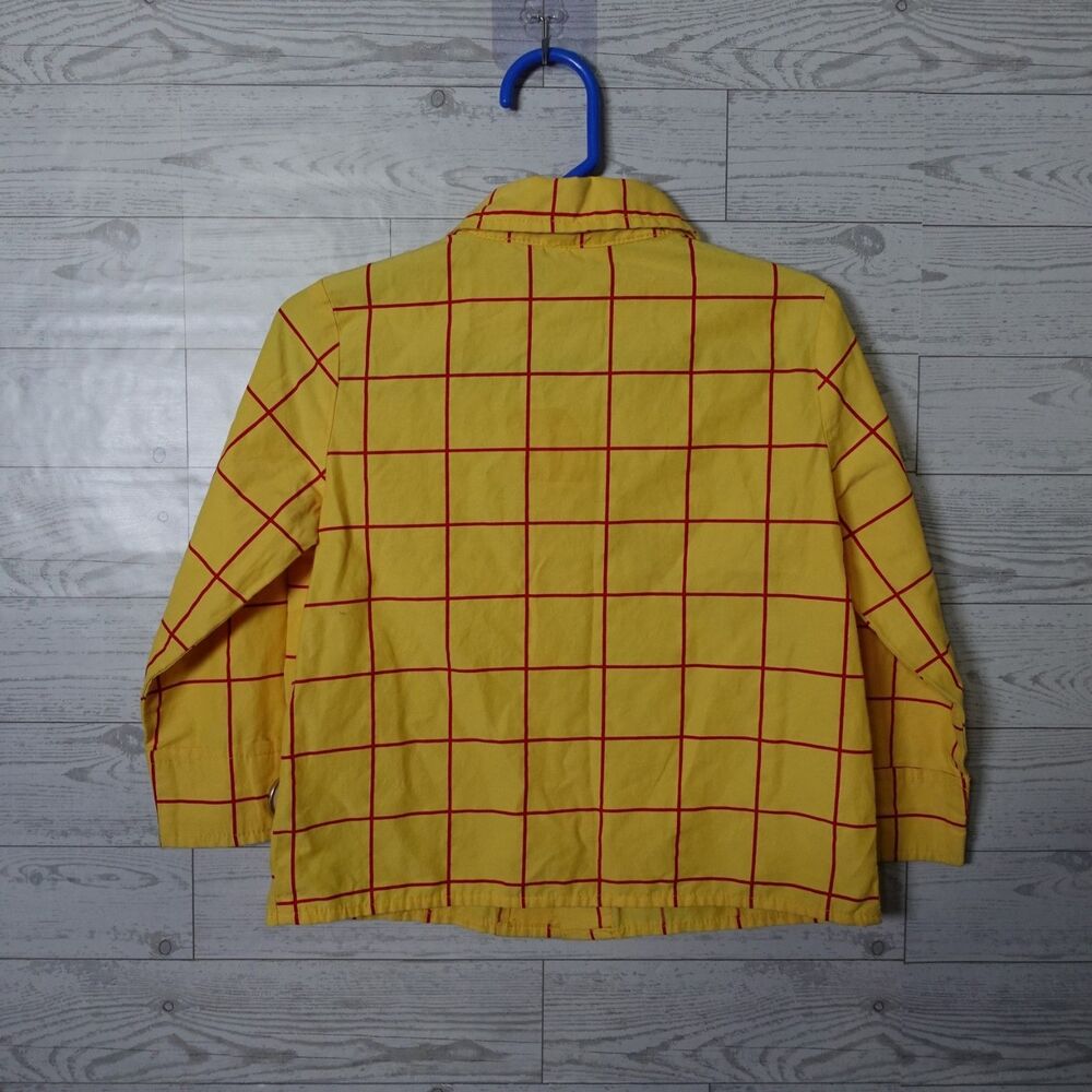 Disney Pixar Toy Story Woody Costume Button Front Shirt Child Size 2 - Picture 2 of 5